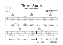 Kate Havnevik《Think Again》吉他谱_D调吉他弹唱谱