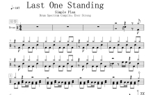 Simple Plan《Last one standing》鼓谱_Simple Plan架子鼓谱