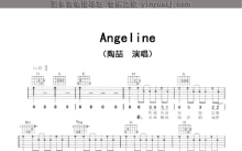 陶喆《Angeline》吉他谱_D调吉他弹唱谱