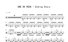 ONE OK ROCK《Ending Story》鼓谱_架子鼓谱