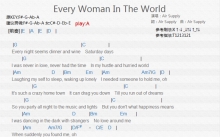 Air Supply《Every Woman In The World》吉他谱_A调吉他弹唱谱_和弦谱