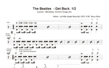 Beatles《Get Back》鼓谱_架子鼓谱