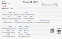 JasonMraz《Make it Mine》吉他谱_G调吉他弹唱谱_和弦谱