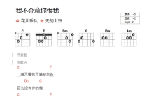 花儿乐队《我不介意你恨我》吉他谱_C调吉他弹唱谱_和弦谱