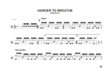 maroon 5《harder to breathe》鼓谱_架子鼓谱