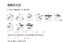 李缇娜《温柔的太阳》吉他谱_C调吉他弹唱谱_和弦谱