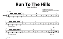 Iron Maiden《Run To The Hills》鼓谱_架子鼓谱