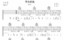 许飞《寻水的鱼》吉他谱_吉他弹唱谱