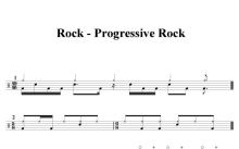 风格练习《Rock - Rock Ballad》鼓谱_架子鼓谱