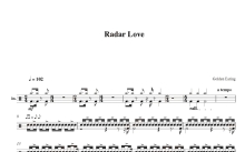 Golden Earing《radar love》鼓谱_架子鼓谱