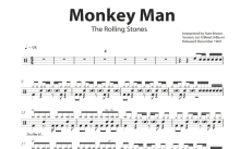 Rolling Stones《Monkey Man》鼓谱_架子鼓谱