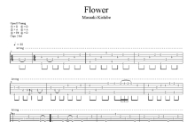 《flower》吉他谱_吉他独奏谱