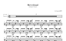 Richard Powell《Metrohead》鼓谱_架子鼓谱