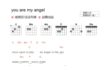 周美欣《You Are My Angel》吉他谱_C调吉他弹唱谱_和弦谱