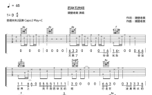 隔壁老樊《四块五的妞》吉他谱_C调吉他弹唱谱
