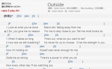 CalvinHarris《Outside》吉他谱_A调吉他弹唱谱_和弦谱