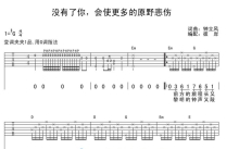 钟立风《没有了你会使更多的原野悲伤》吉他谱_G调吉他弹唱谱