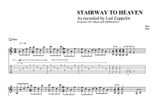 《led zeppelin stairway to heaven》吉他谱_吉他独奏谱_完整版