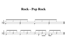 风格练习《Rock - Pop Rock》鼓谱_架子鼓谱