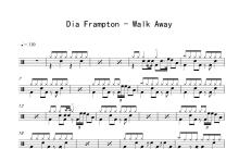 Dia Frampton《Walk Away》鼓谱_架子鼓谱