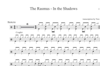 Rasmus《In the shadows》鼓谱_架子鼓谱