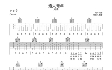 刘森《焰火青年》吉他谱_C调吉他弹唱谱