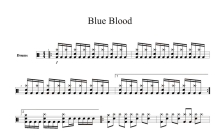 X-Japan《Blue Blood》鼓谱_架子鼓谱