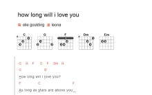 《how long will i love you》吉他谱_吉他弹唱谱_和弦谱