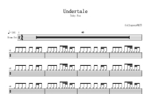 Toby Fox《Undertale》鼓谱_架子鼓谱