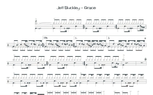 Jeff Buckley《Grace》鼓谱_架子鼓谱