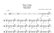 Sophie Zelmani《Yes I Am》鼓谱_架子鼓谱