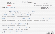 Cyndi Lauper《True Colors》吉他谱_C调吉他弹唱谱_和弦谱