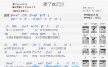 张心杰《爱了就沉沦》吉他谱_C调吉他弹唱谱_和弦谱