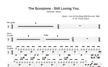 Scorpions《Still Loving You》鼓谱_架子鼓谱