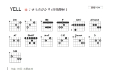 生物股长《YELL》吉他谱_F调吉他弹唱谱_和弦谱