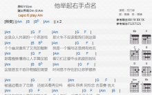 苏打绿《他举起右手点名》吉他谱_C调吉他弹唱谱_和弦谱
