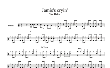Van Halen《Jamie's Cryin》鼓谱_架子鼓谱