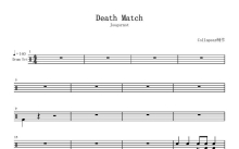 Joogornot《Death Match》鼓谱_架子鼓谱