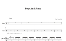 One Republic《Stop And Stare》鼓谱_架子鼓谱