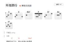 熊宝贝乐团《环岛旅行》吉他谱_C调吉他弹唱谱_和弦谱