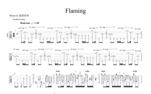 郑成河《Flaming》吉他谱_吉他独奏谱_标准调弦