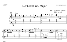 DJ Okawari《Luv Letter in C Major》钢琴谱