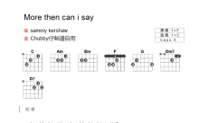 LeoSayer《More Than Can I Say》吉他谱_C调吉他弹唱谱_和弦谱