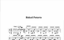 Baked Potarto《Baked Potarto》鼓谱_架子鼓谱