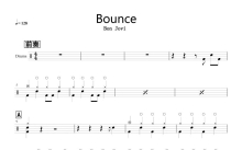 Bon Jovi《Bounce》鼓谱_架子鼓谱