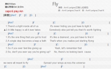 艾薇儿《Fly》吉他谱_C调吉他弹唱谱_和弦谱