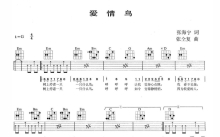 林依轮《爱情鸟》吉他谱_G调吉他弹唱谱