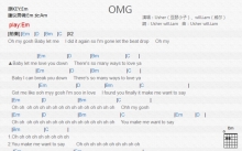 Usher《OMG》吉他谱_E调吉他弹唱谱_和弦谱