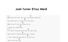 Josh Turner《Your Man》吉他谱_C调吉他弹唱谱_和弦谱