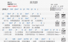 吴克t《吴克t》吉他谱_C调吉他弹唱谱_和弦谱